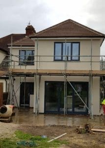 Double Storey Extension High Wycombe Exterior Scaffolding