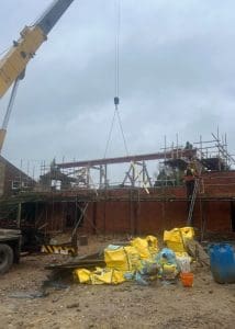 Heritage Barn Redevelopments Ayelsbury Crane Structure Site