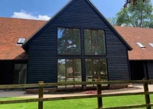 New Build Development St Albans Back of Build