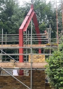 Premium Annex Construction Jordans Scaffolding Side On